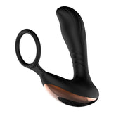 Masajeador de próstata vibratorio con anillo para el pene y control remoto